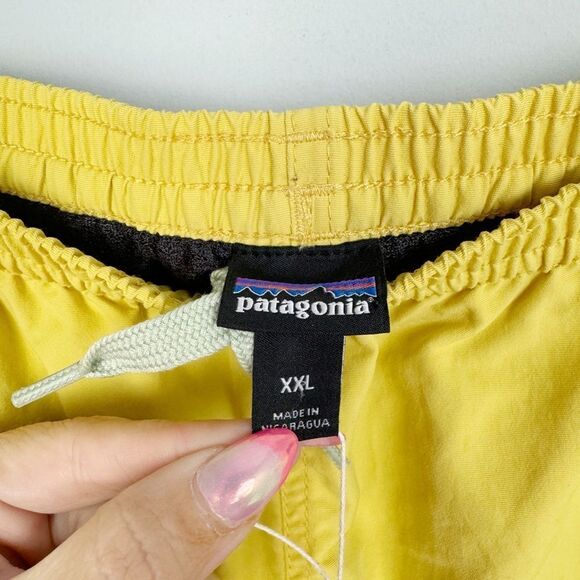 PATAGONIA | NEW Baggies 5” Inseam Shorts in Surfboard Yellow Men’s Size XX-Large - Picture 6 of 10